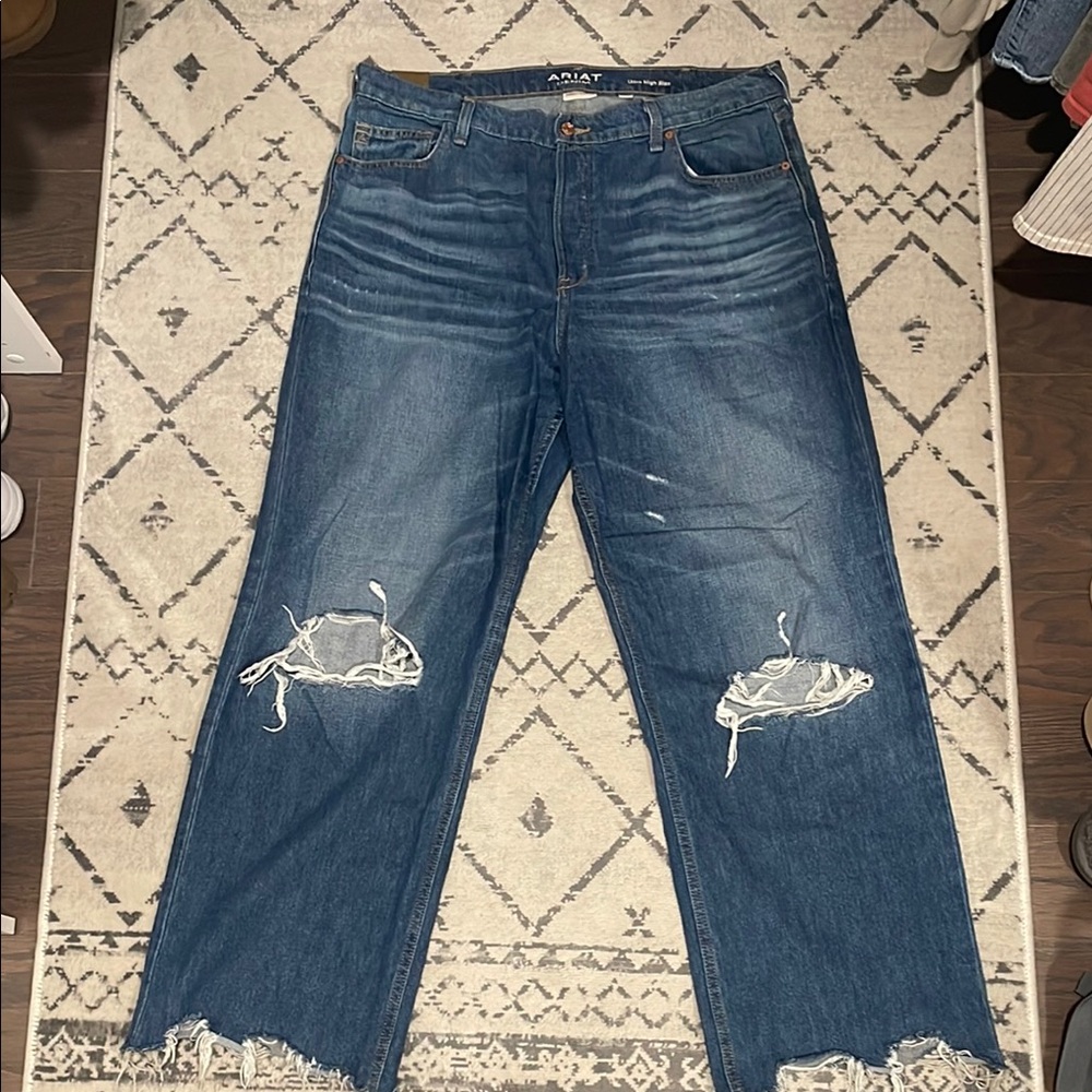 Ariat Distressed Blue Jeans